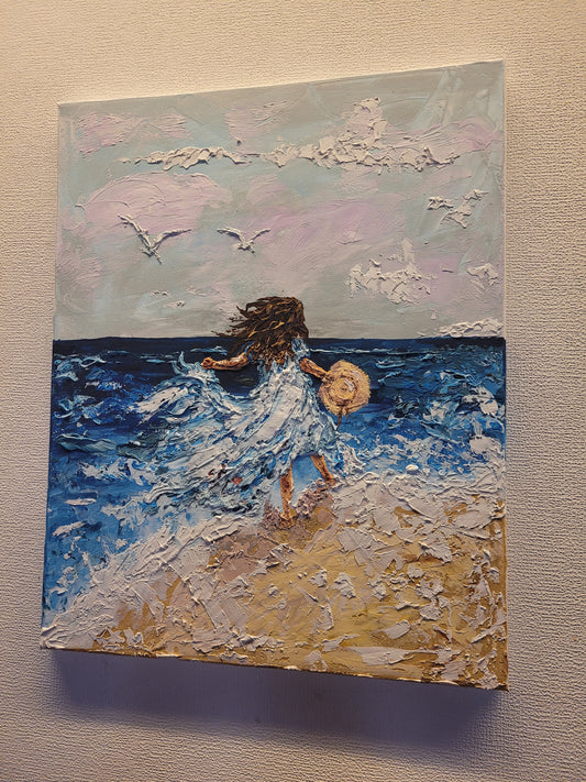 the sea catches me